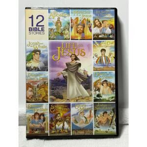 Animated 12 Bible Stories 2 DVD Set Greatest Heroes and Legends of the Bible